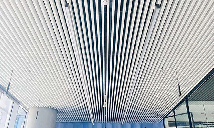 Architectural aluminium strips for interior trim and exterior cladding