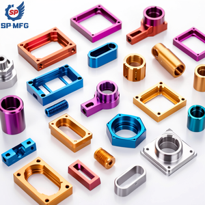 Custom Anodized CNC Hardware Accessories Aluminum Machined Fittings