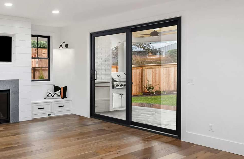 Heavy-duty aluminium sliding door profile system
